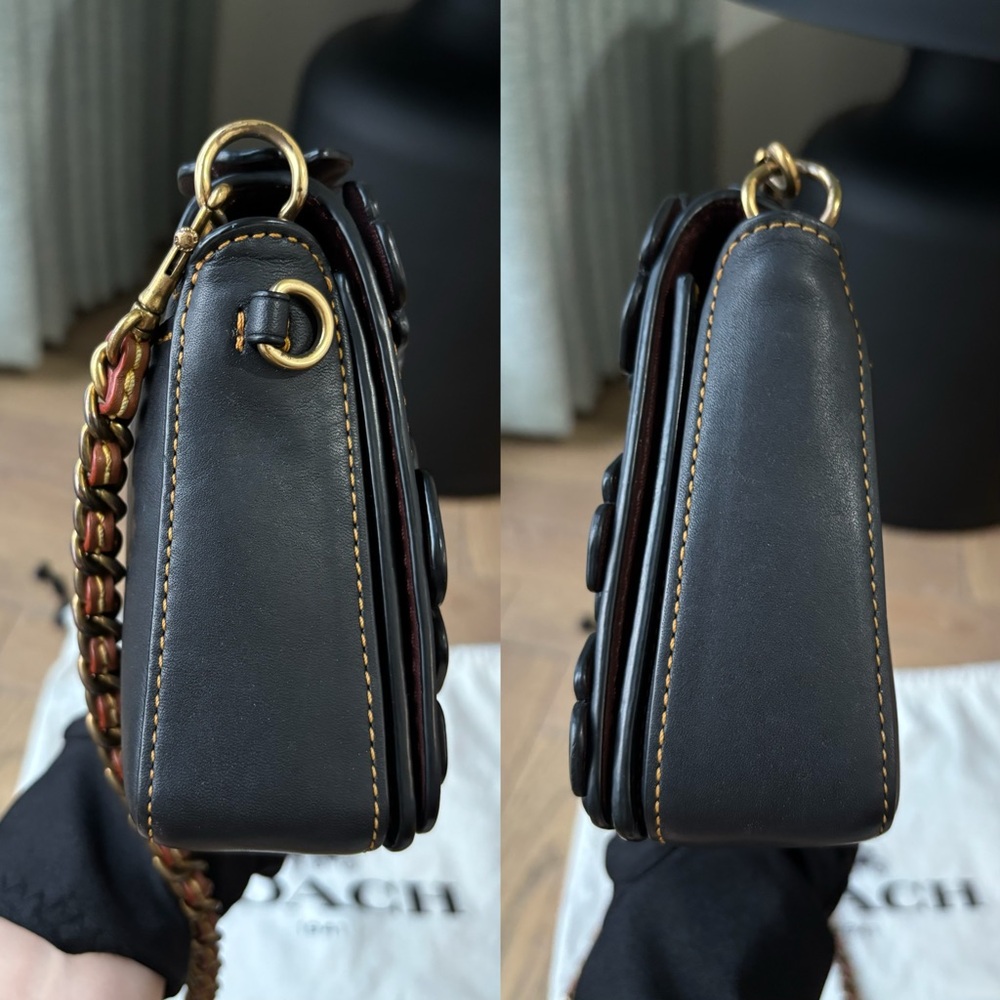 COACH Dinky Bag With Tea Rose - Picture 8 of 16
